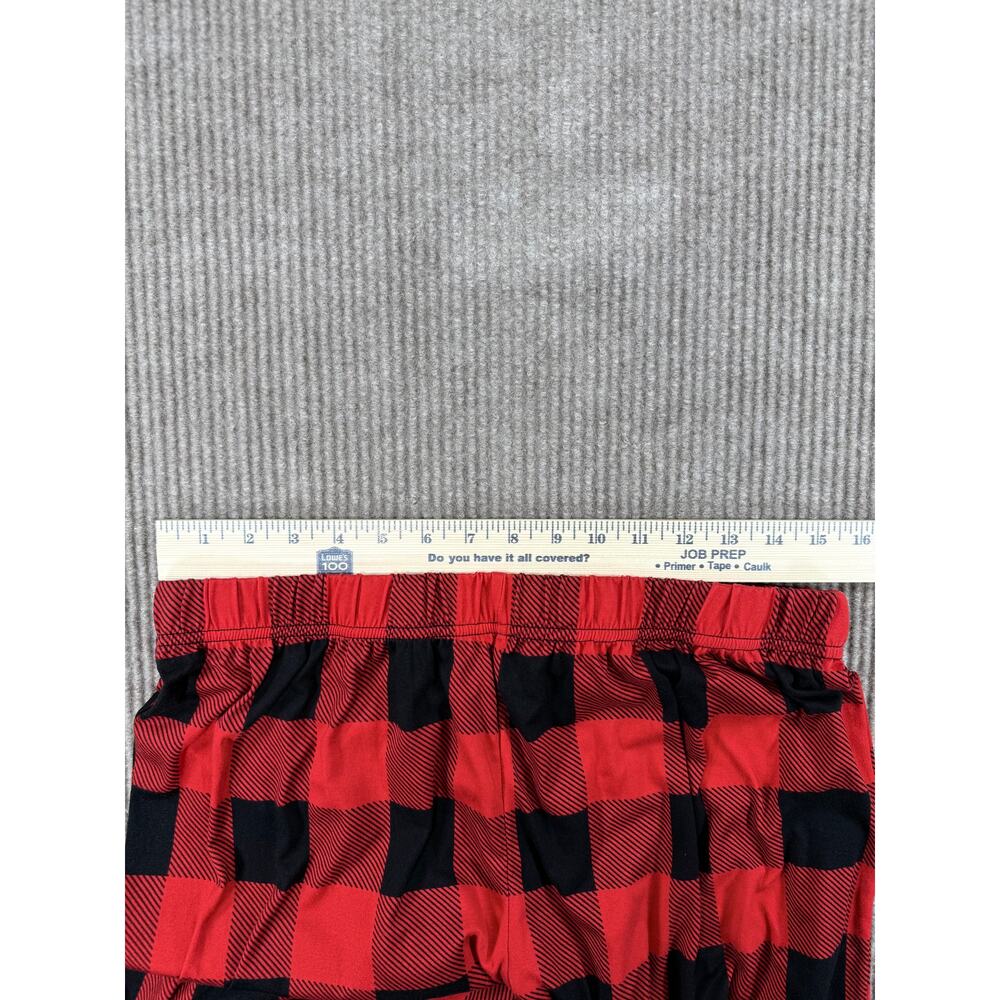 Jammies For Your Families Pajamas Womens L Black Merry Crew Plaid Buffalo Check - Picture 10 of 12